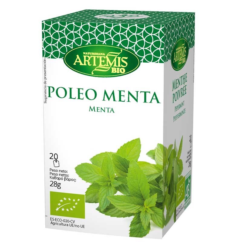 MENTA POLEO INFUSION 20 FILTROS ARTEMIS