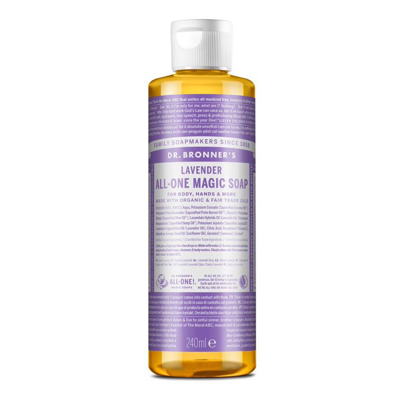 Jabón liquido lavanda bio 240ml Dr. Bronner's