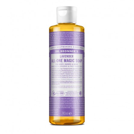 Jabón liquido lavanda bio 240ml Dr. Bronner's