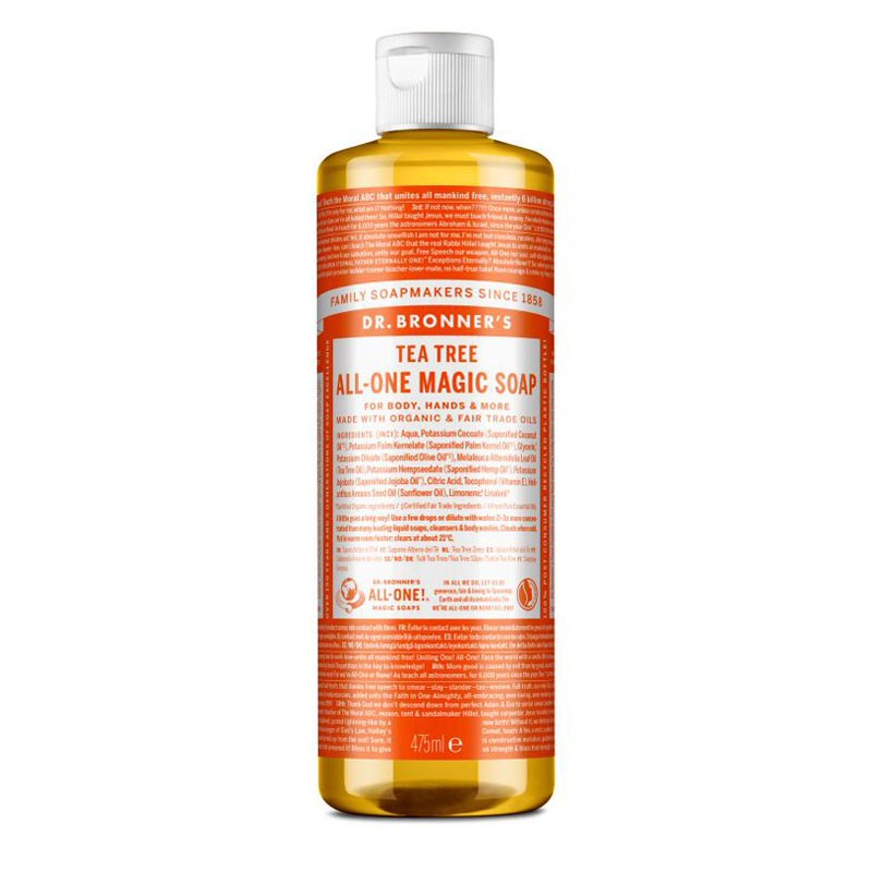 Jabón liquido árbol del té 475ml Dr. Bronner's