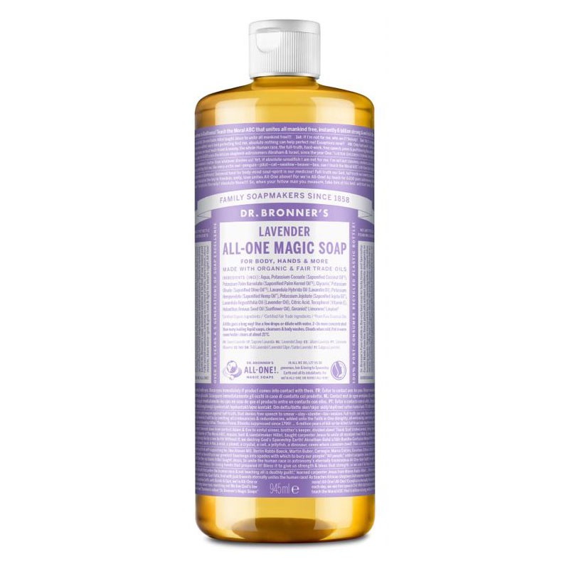 Jabón liquido lavanda bio Dr. Bronner's formato familiar