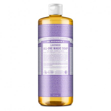 Jabón liquido lavanda bio Dr. Bronner's formato familiar