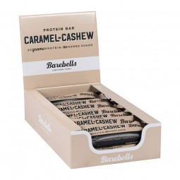 caja Barrita proteica caramelo anacardos-caramel cashew 12x55g Barebells