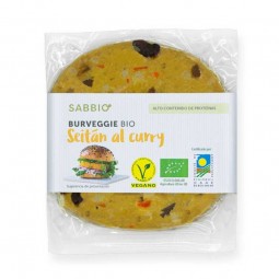 Hamburguesa seitan al curry Bio 160g SABBIO