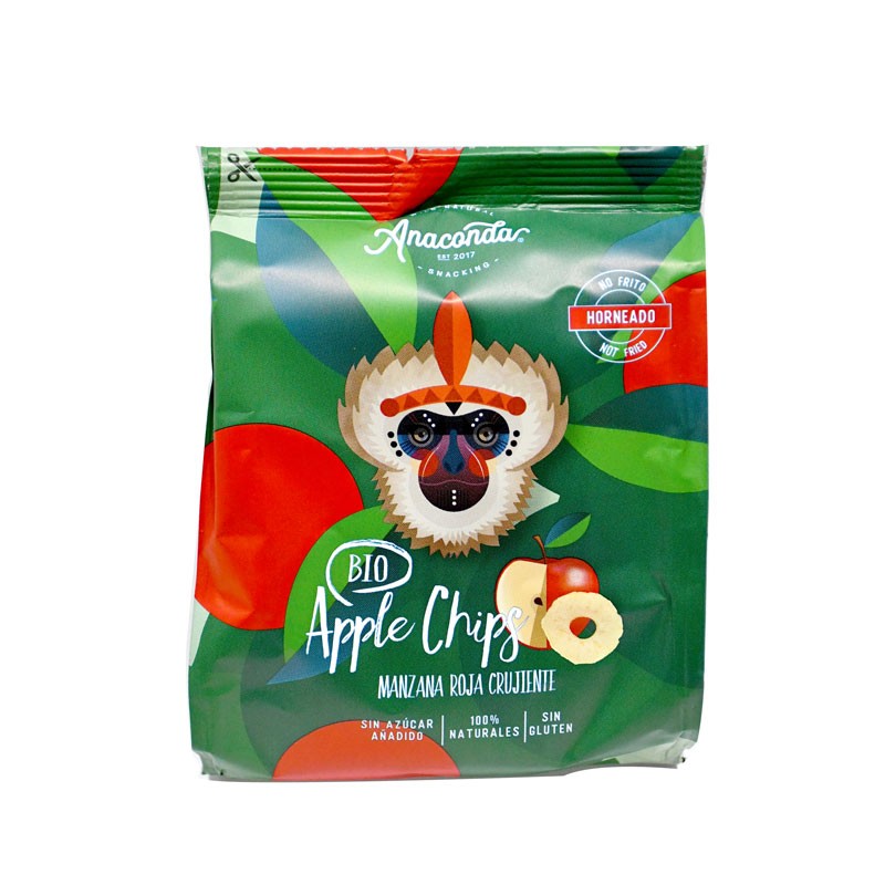 chips de manzana crujiente bio Anaconda