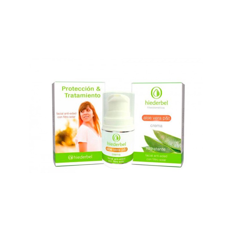 Crema facial antiedad con filtro solar 50ml Hiederbel