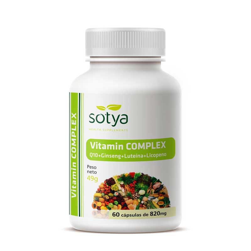 Vitamin complex 820mg 60 capsulas Sotya