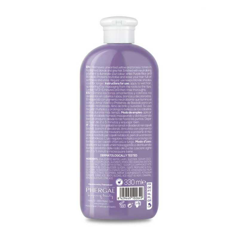 composicon champu Silver matizador violeta 330ml Naturtint