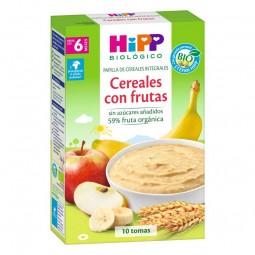 Papilla de cereales integrales con frutas ecológicas +6M Hipp