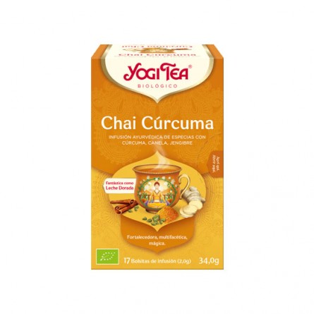 Yogi Tea CHAI CÚRCUMA bio 17 filtros-infusión