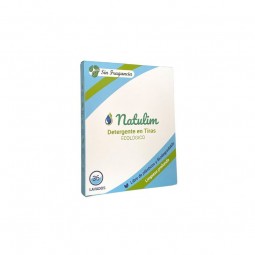Detergente tiras biodegradable sin fragancia 40 lavados Natulim
