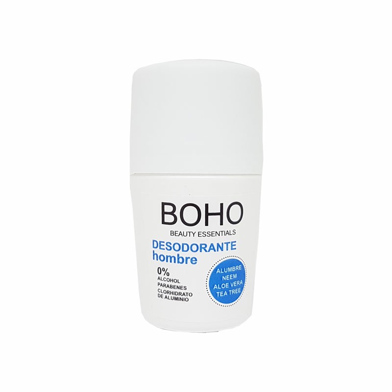 Desodorante roll on 0% hombre 75ml BOHO