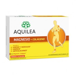 Magnesio con colágeno 30 comprimidos Aquilea