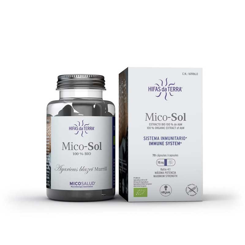 Mico Sol-Champiñon del sol Bio 70 capsulas Hifas da terra
