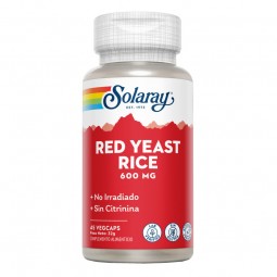 Red Yeast Rice Levadura roja arroz 600mg 45vcaps Solaray