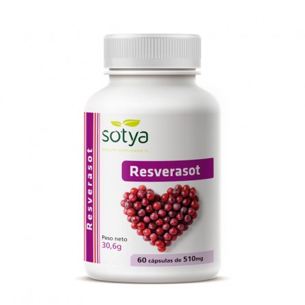 Resverasot 510mg 60 capsulas Sotya