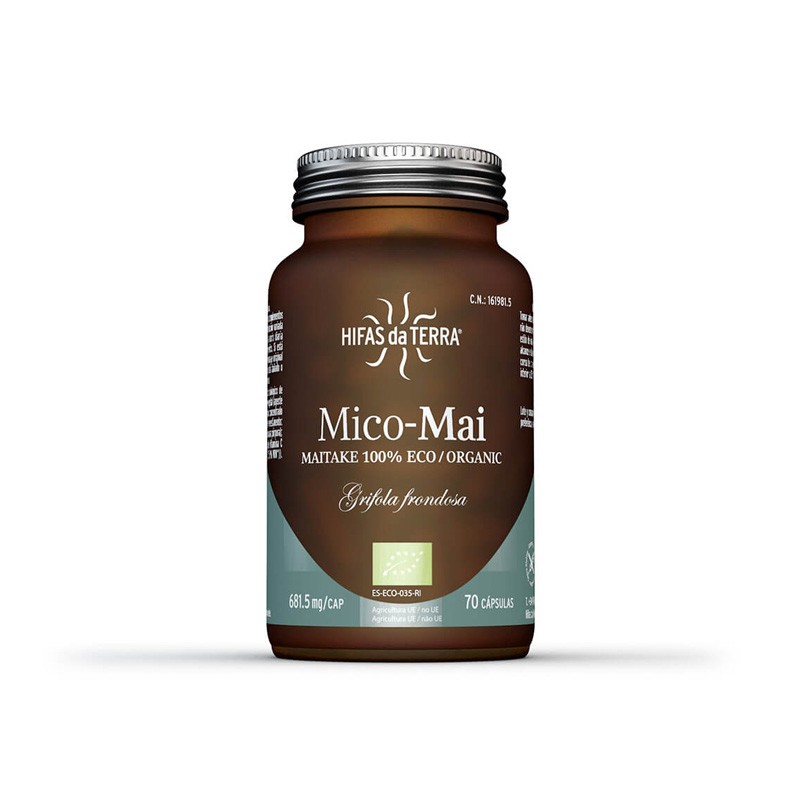 Mico Mai+Vitamina C - Maitake Bio 70 capsulas Hifas da terra