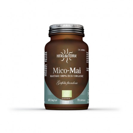 Mico Mai+Vitamina C - Maitake Bio 70 capsulas Hifas da terra