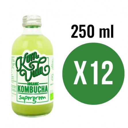 Kombucha Supergreen Bio 12x250ml Komvida