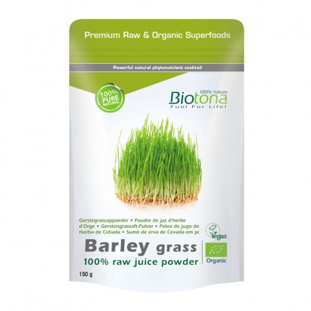 Barley grass/hierba de cebada superfood bio 150g Biotona