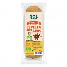 Rosquitos de Espelta con Anis Bio 150 g Sol Natural