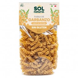 Fusilli de garbanzo bio sin gluten 250g Sol Natural