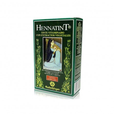 HennaTint 6 castaño caoba claro 60ml+60ml Radhe Shyam