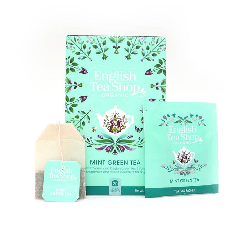 Te verde menta Bio 20 filtros English Tea Shop