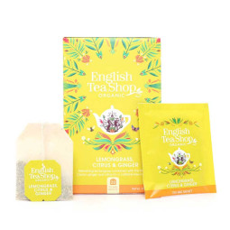 Lemongrass jengibre & citrus Bio 20 filtros English Tea Shop