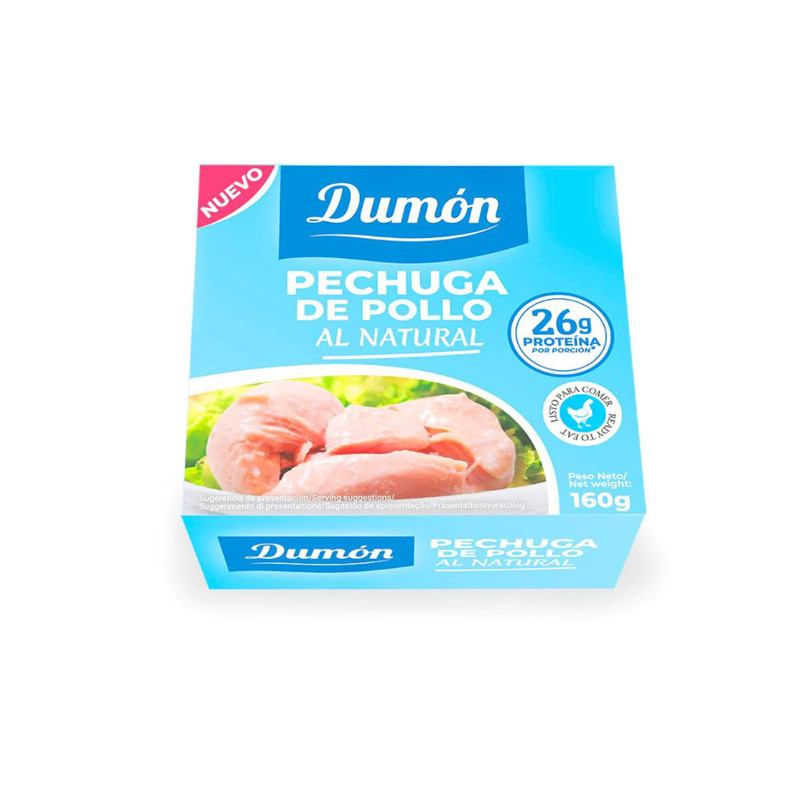 Pechuga de Pollo al natural 155g Dumon