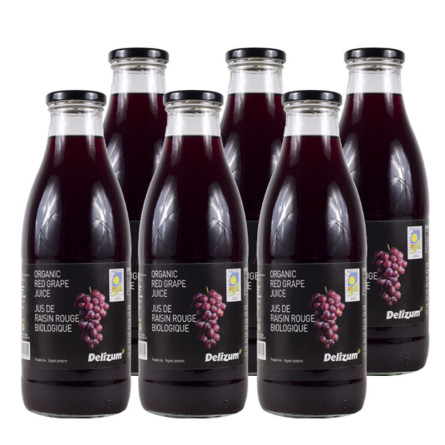 Mosto de Uva Roja bio 6x750ml Delizum