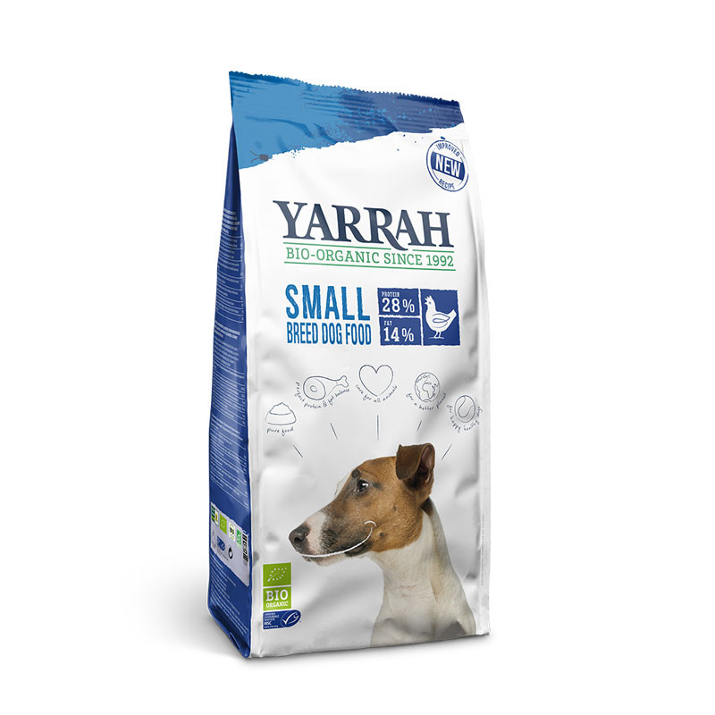 Pienso perros de raza pequeña pollo bio 2kg Yarrah |