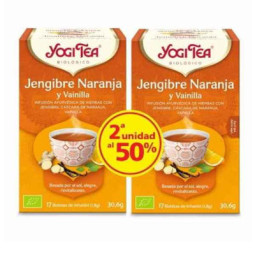 Yogi Tea Jengibre y Naranja 2ª unidad al 50% Bio 17 filtros