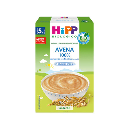 Avena 100% Papilla de cereal Bio 200g Hipp