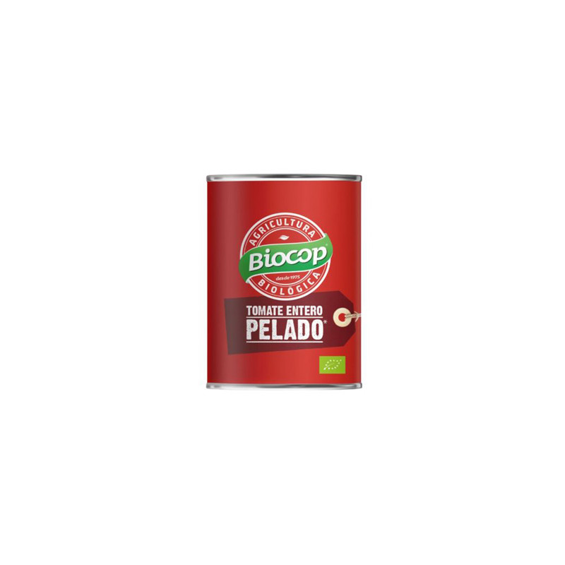 Tomate entero pelado lata Bio 380g Biocop