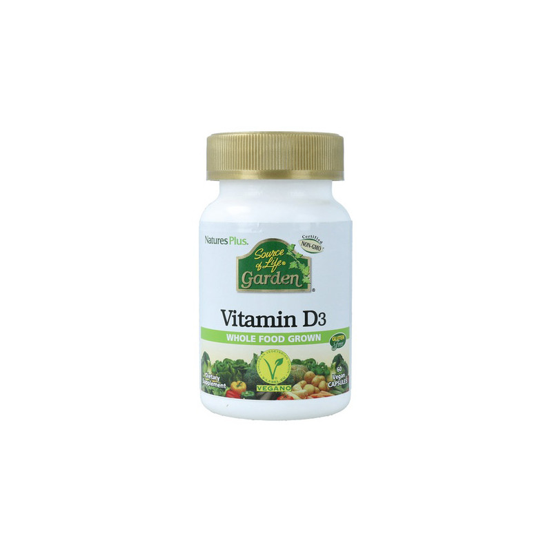 Garden Vitamina D3 60 caps Natures Plus
