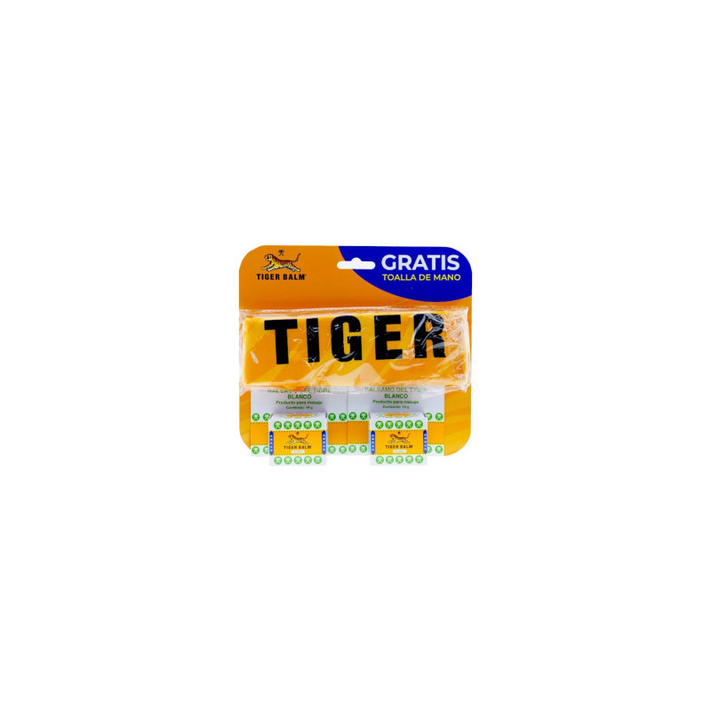 Pack balsamo de tigre balnco 19g + toalla de mano gratis Dietisa