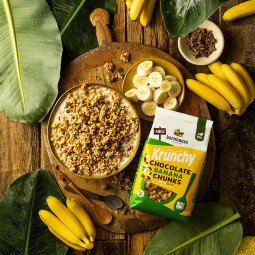 Muesli Krunchy Chocolate Banana chunks bio 450g Barnhouse 2