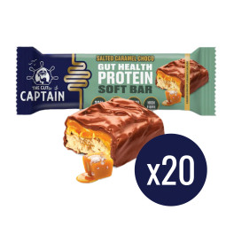Barrita Chocolate con caramelo salado 20x50g The Gutsy Captain 2