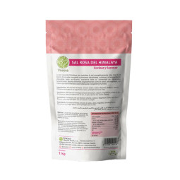 Sal rosa del Himalaya gruesa 1kg Uneysa 2
