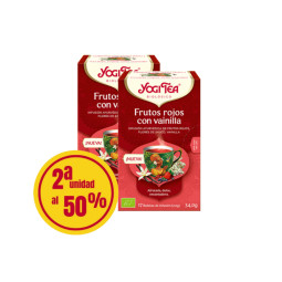 Yogi Tea Frutos Rojos 2ª unidad al 50% 17 filtros  BIO