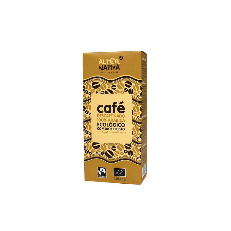 Cafe descafeinado molido bio 250 g Alternativa 3