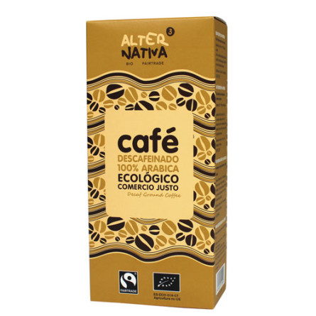 Cafe descafeinado molido bio 250 g Alternativa 3