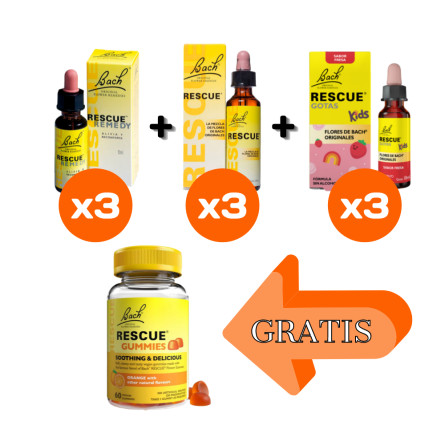 PACK 333 - Promo Especial de RESCUE REMEDY - Gummies Gratis
