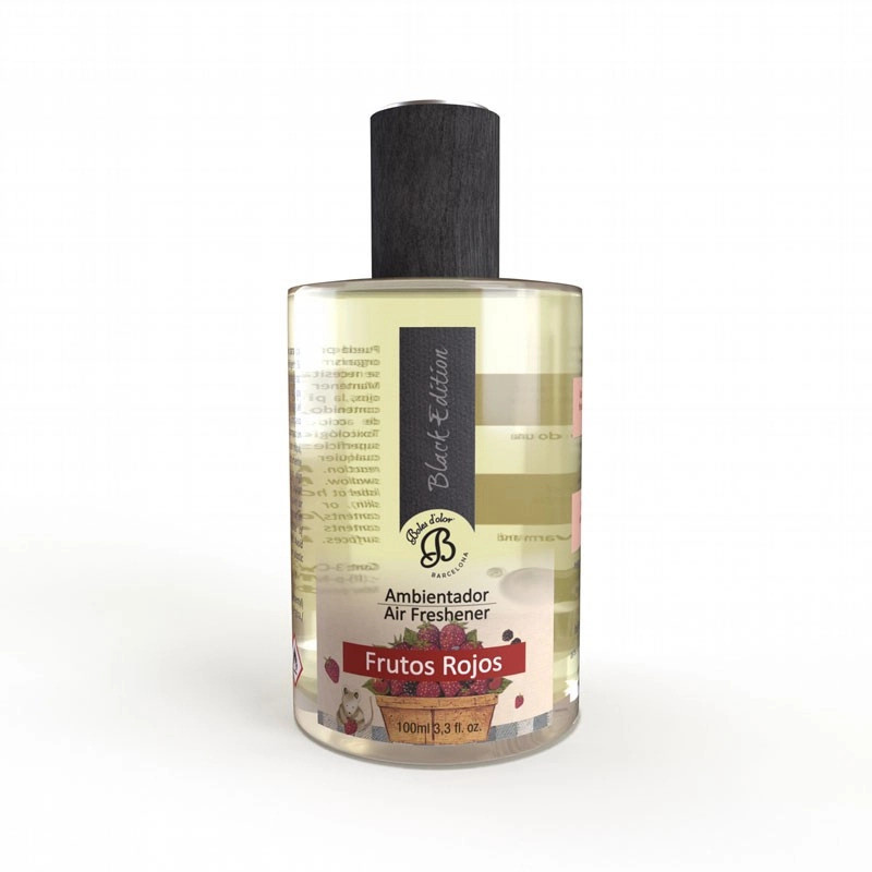 Ambientador Frutos rojos Spray Black Edition 6x100ml Boles d'olor 2