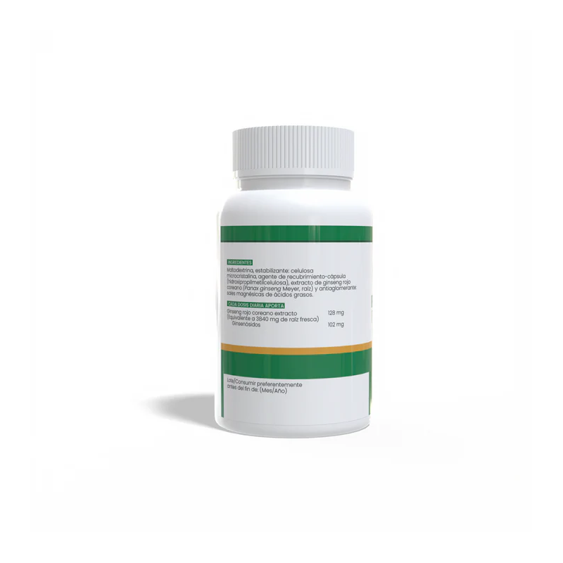 Panax Ginseng rojo coreano 500mg 60 capsulas Sotya 2