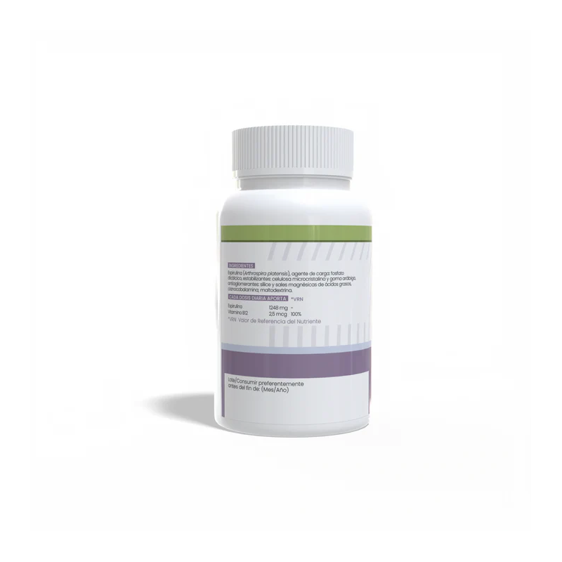 Espirulina + Vit B12 400mg 200 comprimidos Sotya 2
