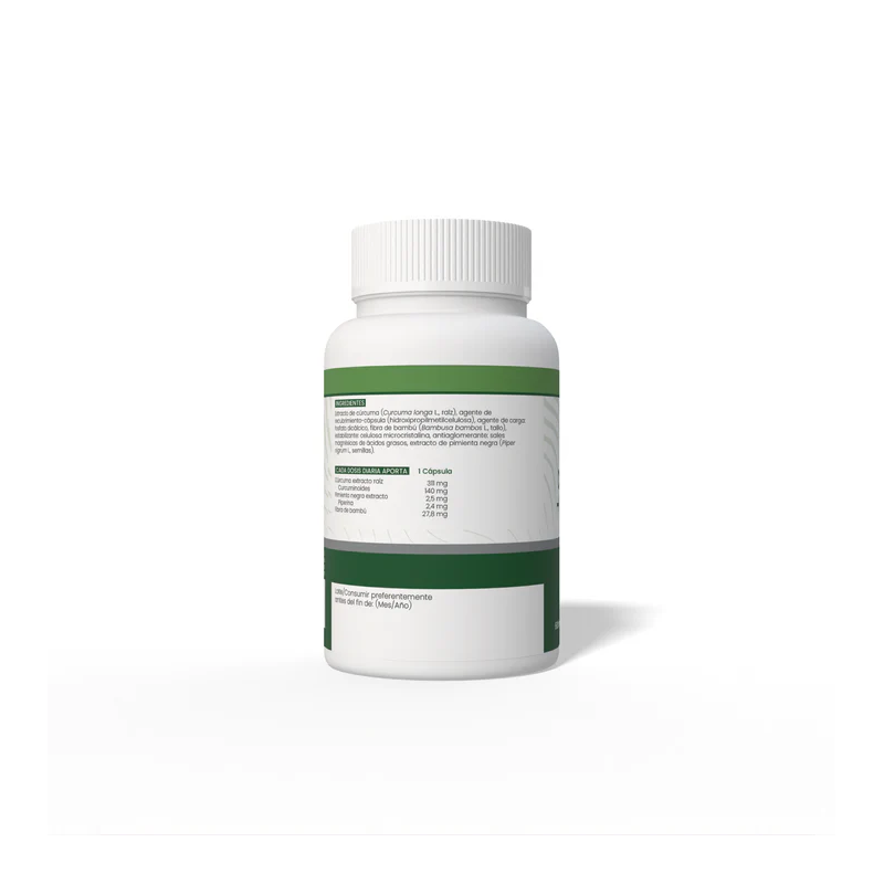 Curcuma + Pimienta 550mg 60 capsulas Sotya 3
