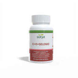 Antioxidante vitamina C,E + selenio 500mg 100 comprimidos Sotya