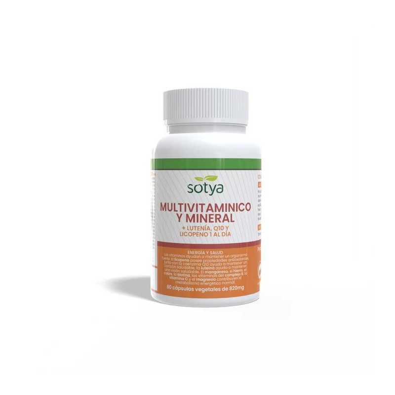 Multivitaminico y mineral 820mg 60 capsulas Sotya